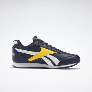 Reebok Royal Classic Jogger 2.0 Turnschuhe Kinder - Navy/Gold/Weiß - DE 714-EDG